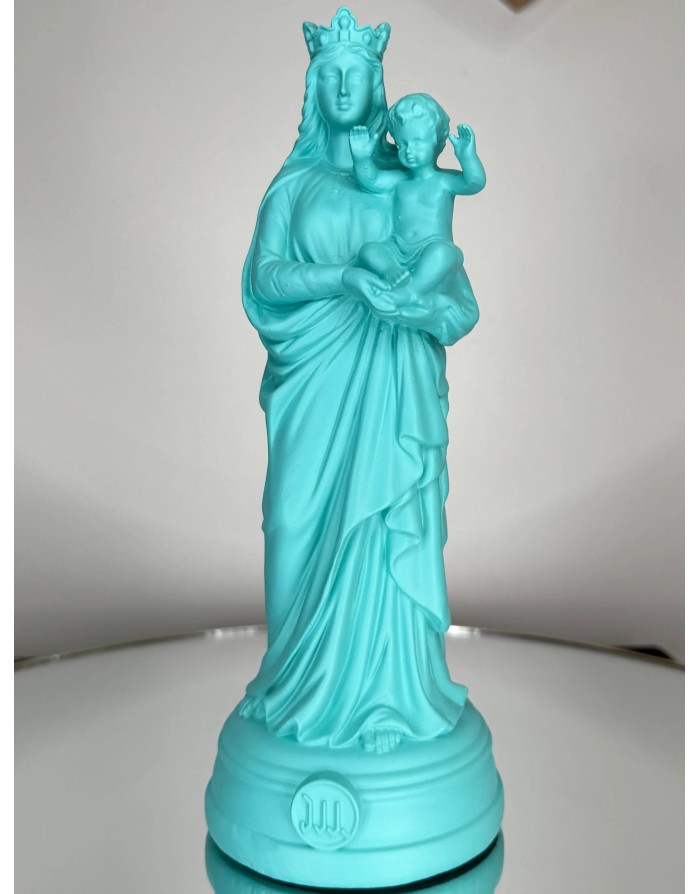 Statuette vierge à l'enfant - SPLASH 20cm