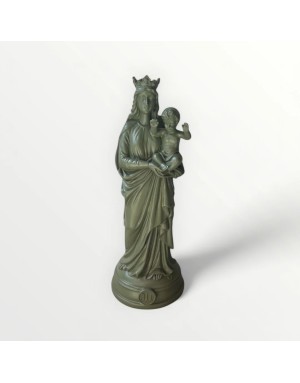 Statuette vierge à l'enfant - OLIVE 20cm