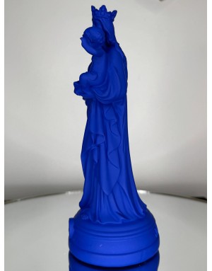Statuette vierge à l'enfant - INDIGO 20cm