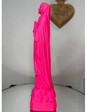 Statuette vierge Marie de LOURDES -30 cm - PINK
