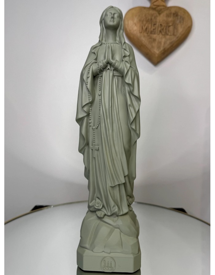 Statuette vierge Marie de LOURDES -30 cm - OLIVE
