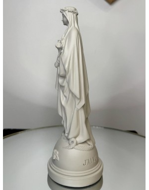 Statuette Marie aux fleurs - LIN 22cm