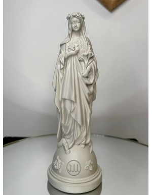Statuette Marie aux fleurs - LIN 22cm
