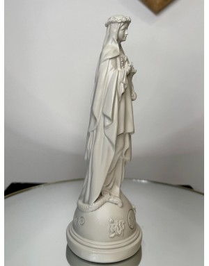 Statuette Marie aux fleurs - LIN 22cm