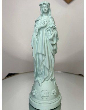 Statuette Marie aux fleurs - NUAGE 22cm