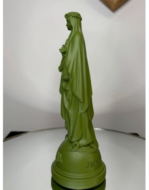 Statuette Marie aux fleurs - KAKI 22cm