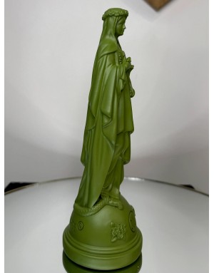 Statuette Marie aux fleurs - KAKI 22cm
