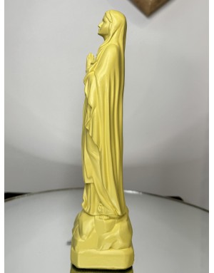 Statuette vierge Marie de LOURDES -23 cm - CITRON