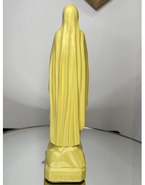 Statuette vierge Marie de LOURDES -23 cm - CITRON