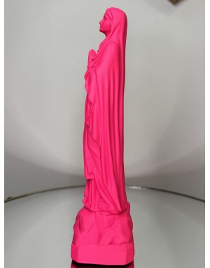 Statuette vierge Marie de LOURDES -23 cm - PINK
