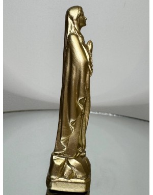 Statuette vierge Marie de LOURDES -12 cm - OR