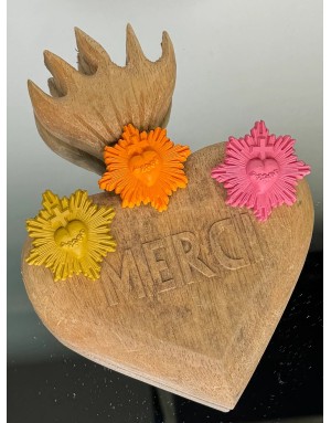 Broche Ex-Voto - Mandarine