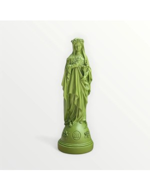 Statuette Marie aux fleurs - KAKI 22cm
