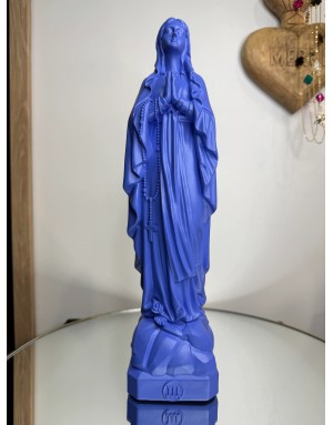 Statuette vierge Marie de LOURDES -30 cm - LAVANDE
