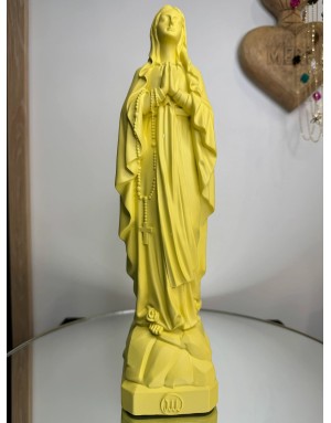Statuette vierge Marie de LOURDES -30 cm - CITRON