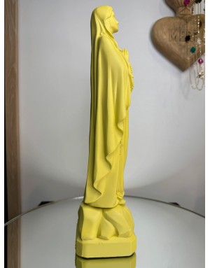 Statuette vierge Marie de LOURDES -30 cm - CITRON