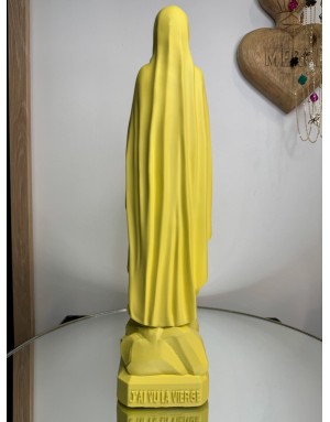 Statuette vierge Marie de LOURDES -30 cm - CITRON