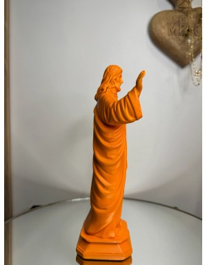 Statuette "Jésus love you" - MANDARINE - 20cm