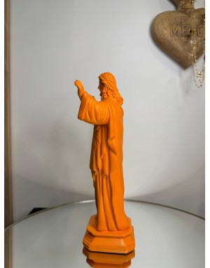 Statuette "Jésus love you" - MANDARINE - 20cm