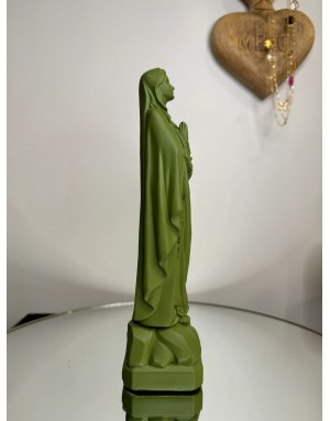 Statuette vierge Marie de LOURDES -23 cm - KAKI