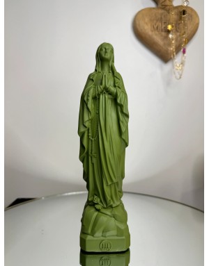 Statuette vierge Marie de LOURDES -23 cm - KAKI