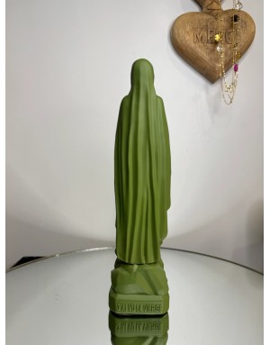 Statuette vierge Marie de LOURDES -23 cm - KAKI