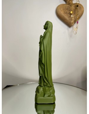 Statuette vierge Marie de LOURDES -23 cm - KAKI
