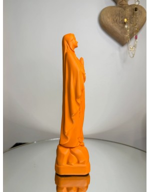 Statuette vierge Marie de LOURDES -23 cm - MANDARINE