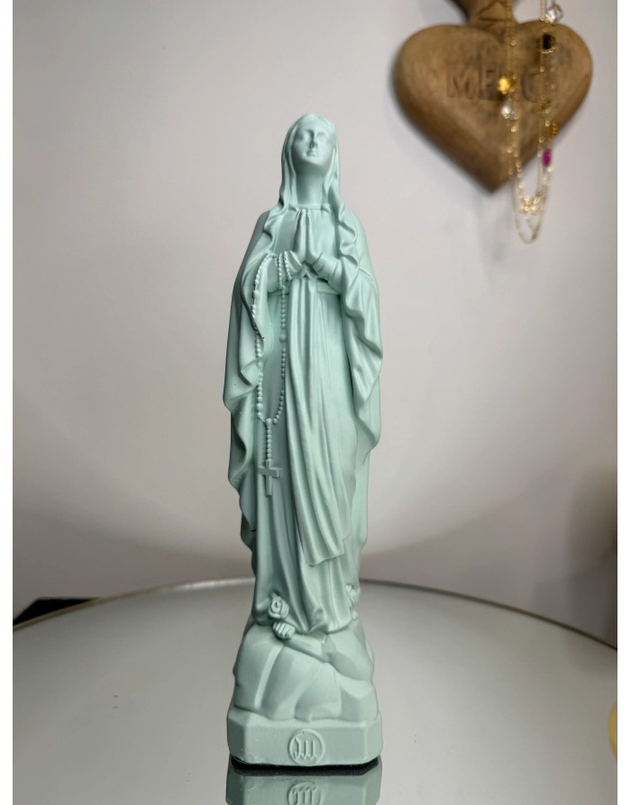 Statuette vierge Marie de LOURDES -23 cm - NUAGE
