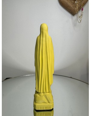 Statuette vierge Marie de LOURDES -17 cm - CITRON