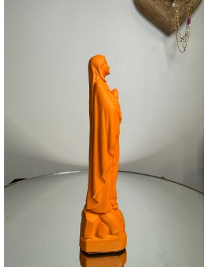 Statuette vierge Marie de LOURDES -17 cm - MANDARINE