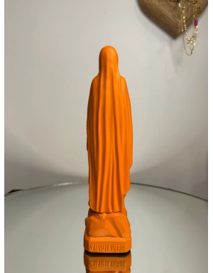 Statuette vierge Marie de LOURDES -17 cm - MANDARINE