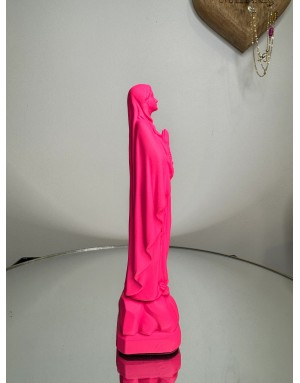 Statuette vierge Marie de LOURDES -17 cm - PINK