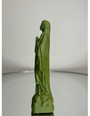 Statuette vierge Marie de LOURDES -12 cm - KAKI