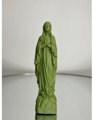 Statuette vierge Marie de LOURDES -12 cm - KAKI