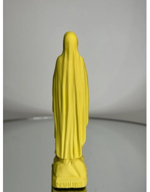 Statuette vierge Marie de LOURDES -12 cm - CITRON