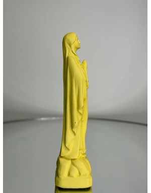 Statuette vierge Marie de LOURDES -12 cm - CITRON