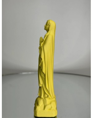 Statuette vierge Marie de LOURDES -12 cm - CITRON