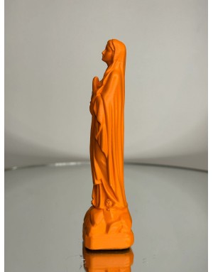 Statuette vierge Marie de LOURDES -12 cm - MANDARINE