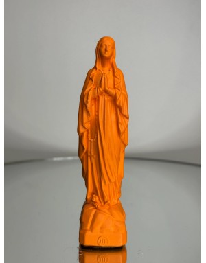 Statuette vierge Marie de LOURDES -12 cm - MANDARINE