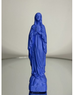 Statuette vierge Marie de LOURDES -12 cm - LAVANDE