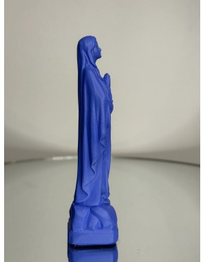 Statuette vierge Marie de LOURDES -12 cm - LAVANDE