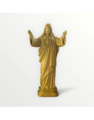 Statuette "Jésus loves you" - CURRY - 22cm