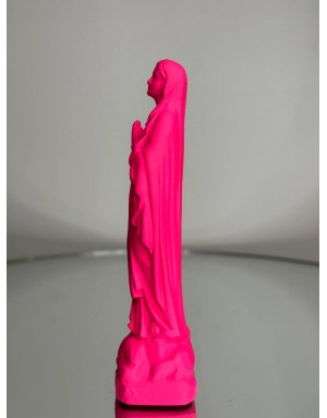 Statuette vierge Marie de LOURDES -12 cm - PINK