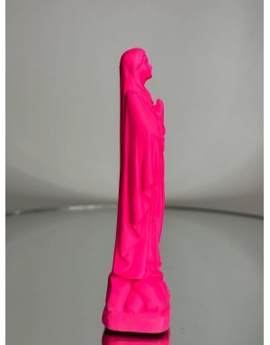 Statuette vierge Marie de LOURDES -12 cm - PINK