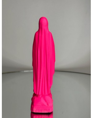 Statuette vierge Marie de LOURDES -12 cm - PINK
