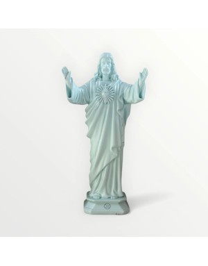 Statuette "Jésus loves you" - NUAGE - 22cm