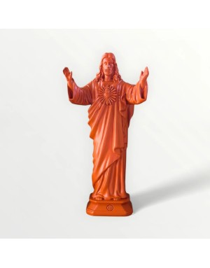 Statuette "Jésus love you" - MANDARINE - 20cm