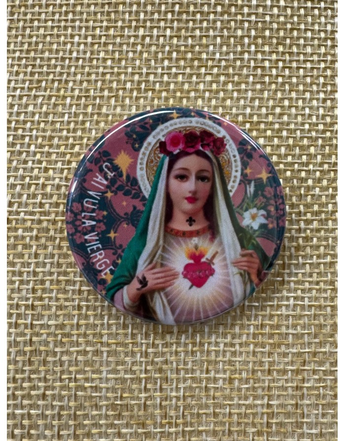Badge Rond Vierge