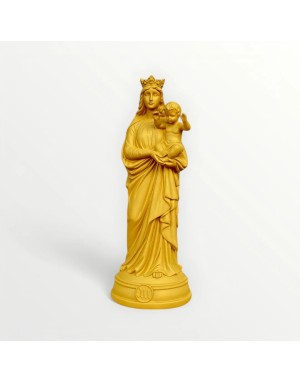 Statuette vierge à l'enfant - CURRY 20cm